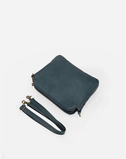 Minimalistisk Crossbody i Brun Læder