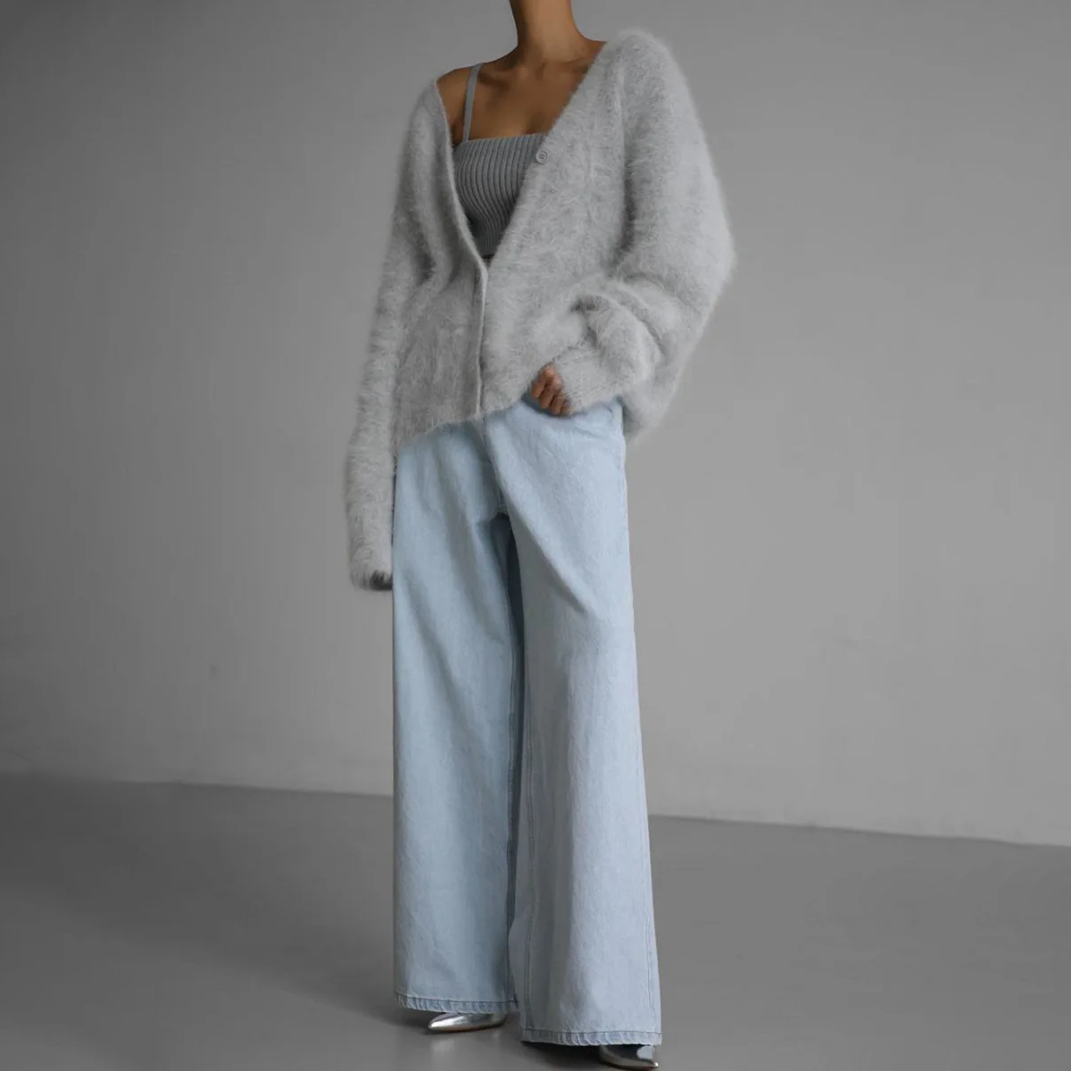 Luksuriøs Fluffy Cardigan