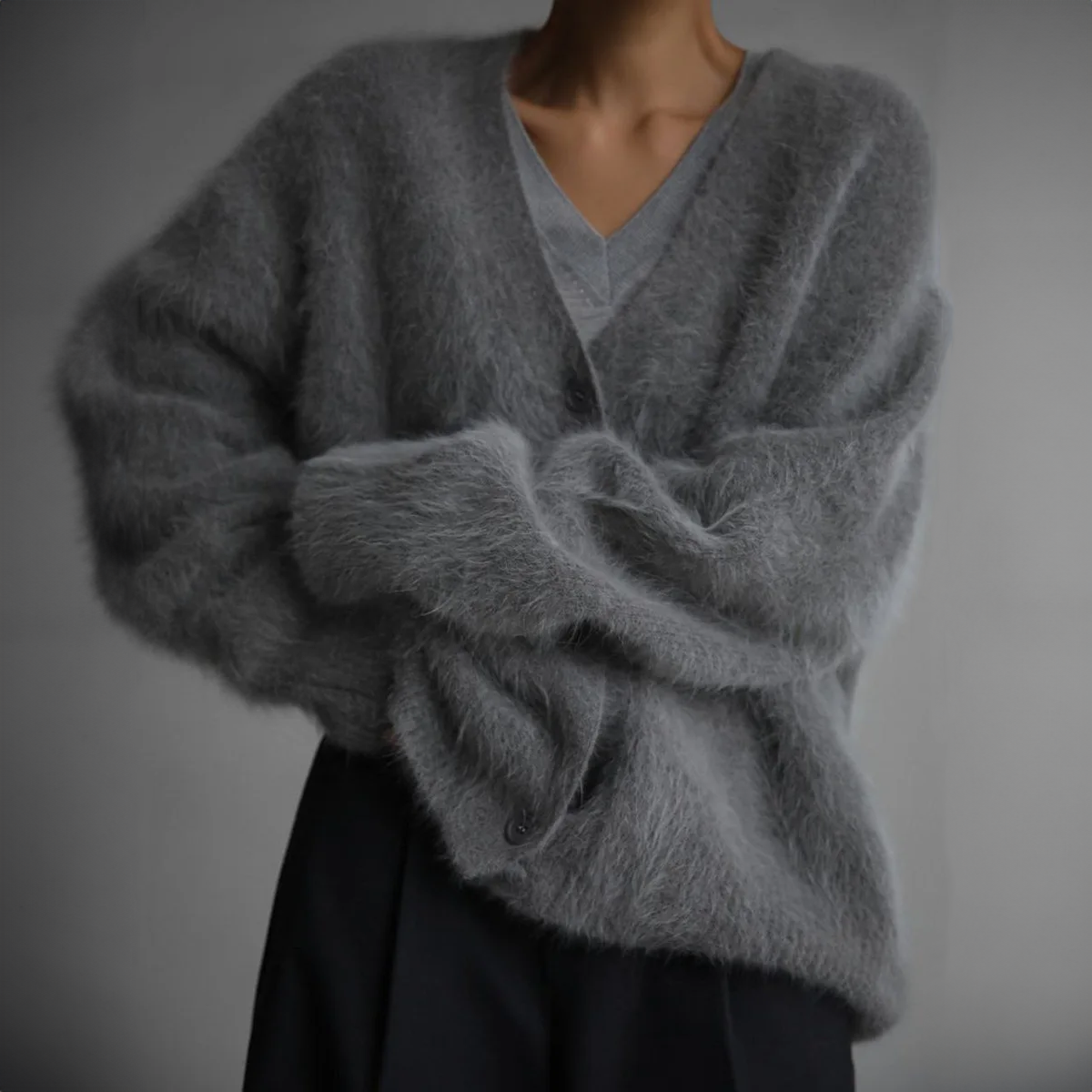 Luksuriøs Fluffy Cardigan