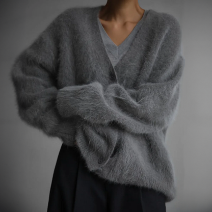 Luksuriøs Fluffy Cardigan