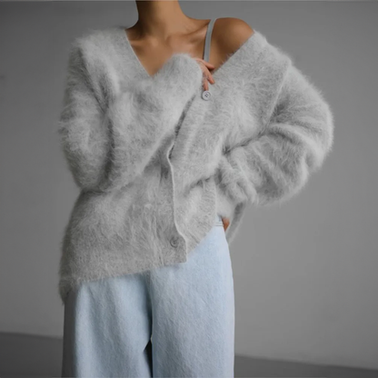 Luksuriøs Fluffy Cardigan