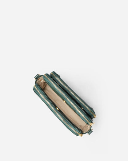 Minimalistisk Crossbody i Brun Læder