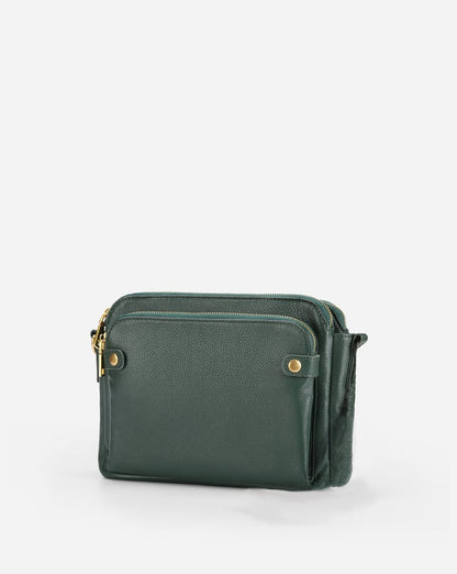 Minimalistisk Crossbody i Brun Læder